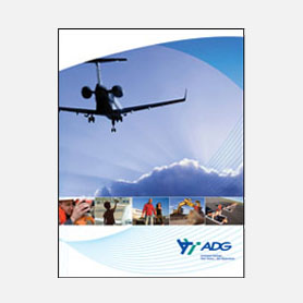 Brochure design for ADG Aviation